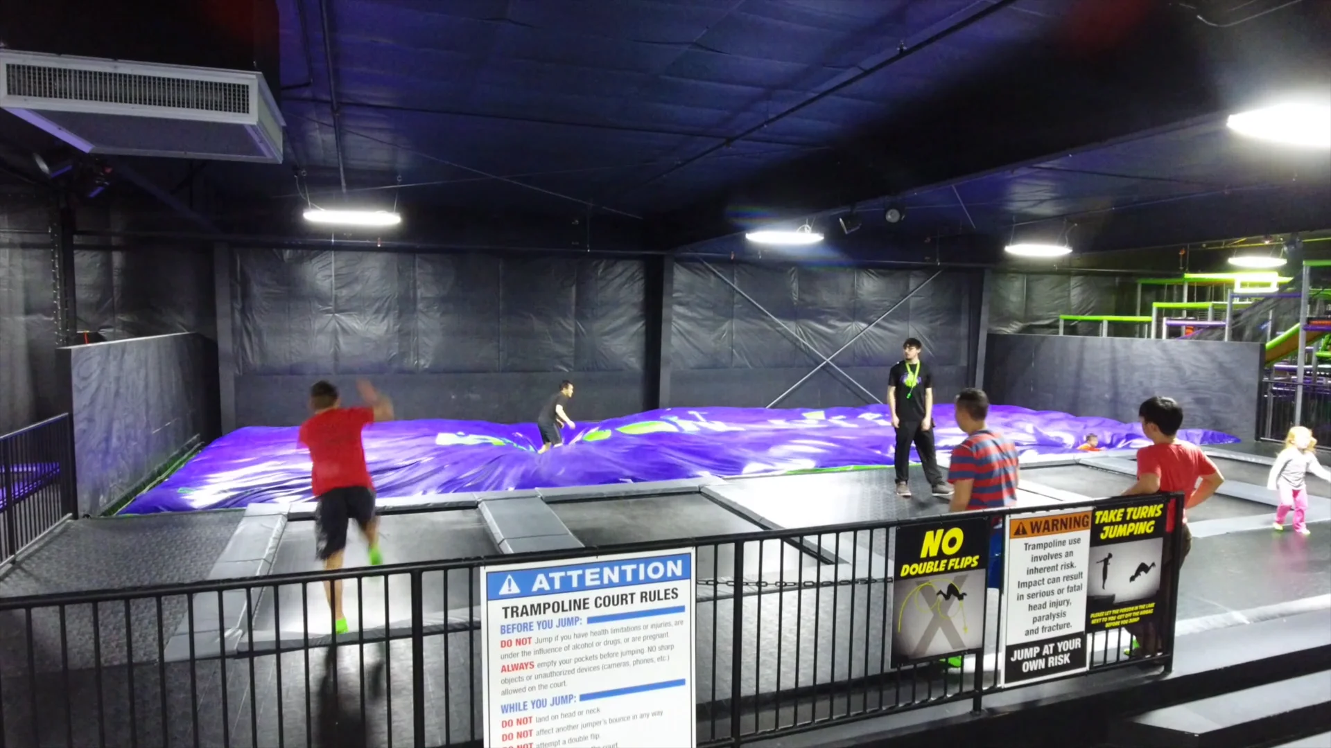 Action city trampoline park sale