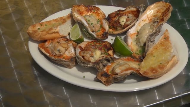 Salty Pelican Grilled Oysters