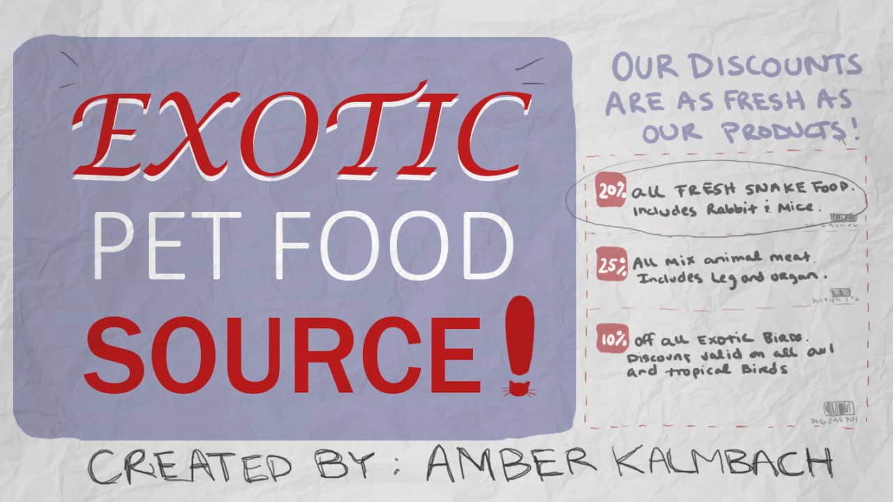 The Exotic Pet Food Source on Vimeo