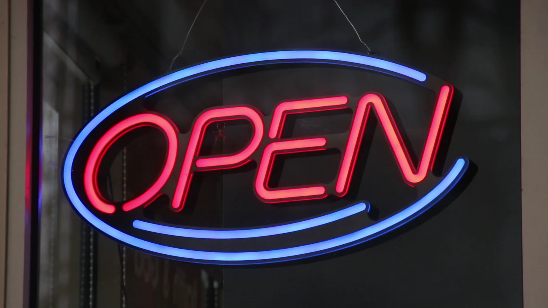 broll - open sign closeup on Vimeo