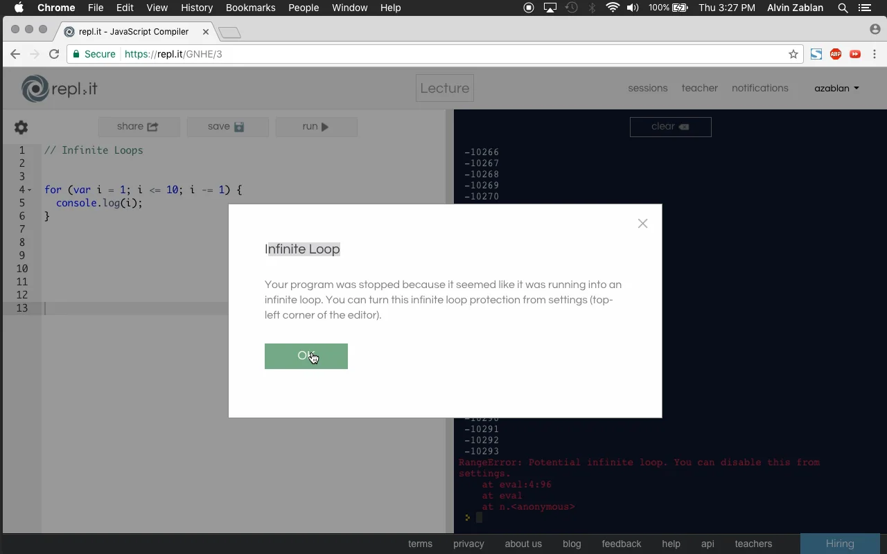 infinite loops lecture on Vimeo