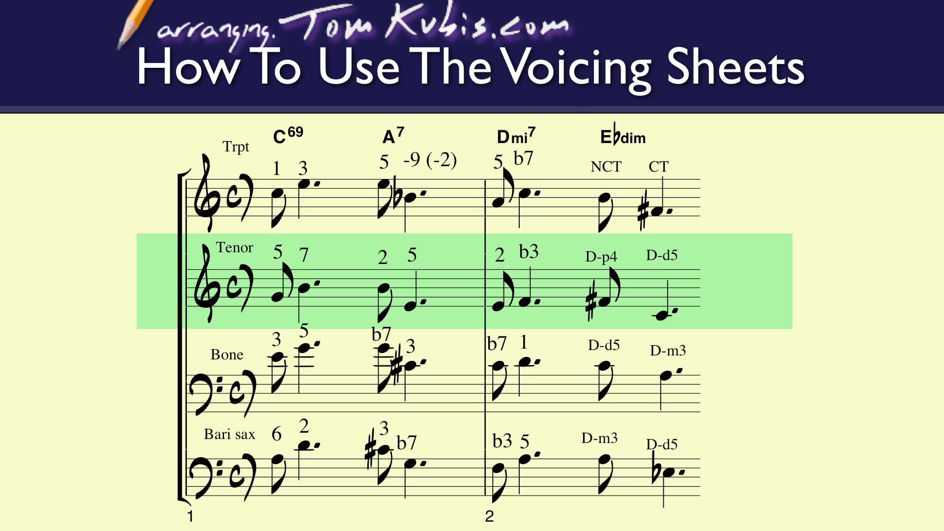 Watch 4 Voice Sheet-FREE-How Voice Maj 7 and 69 Chords Online Vimeo On Demand on Vimeo