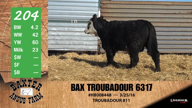 Lot #204 - BAX TROUBADOUR 6317