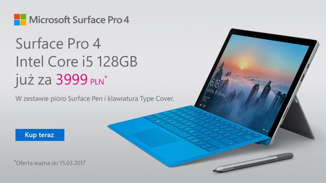 Microsoft Surface Pro 4 - reklama
