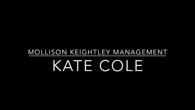 Showreel for Kate Cole