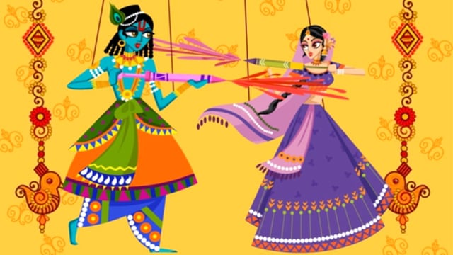 Rang De Basanti – Holi Celebration Greetings With String Puppets of Radha  Krishna 2D Animated Save The Date Video – VRiddle