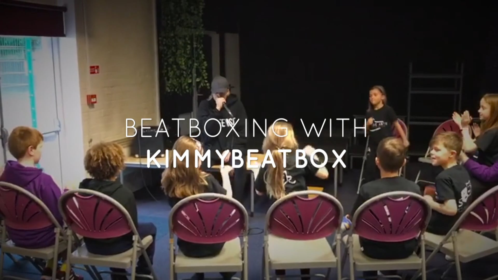 Kimmy Beatbox visits Vibe Arts Theatre School