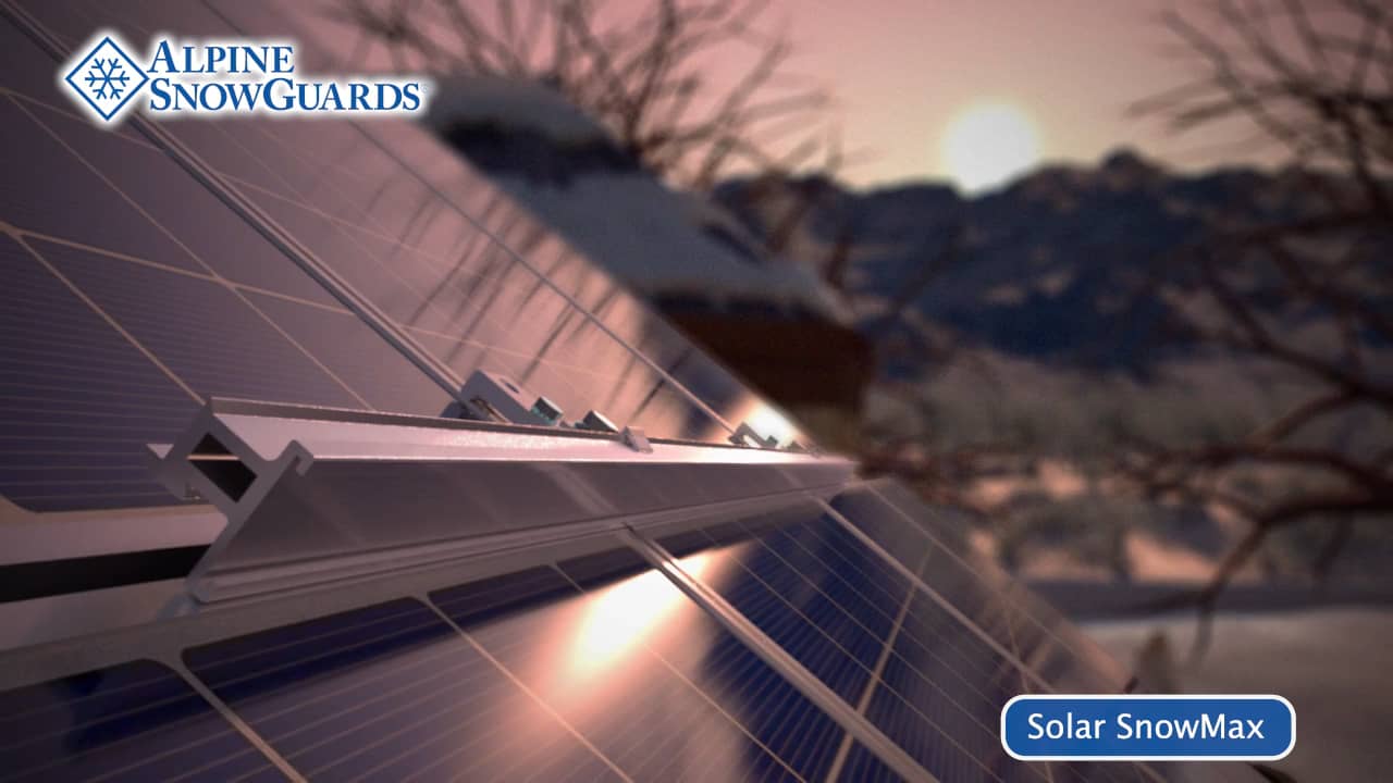 Snow Guards for Solar Panels Snow Max Install on Vimeo