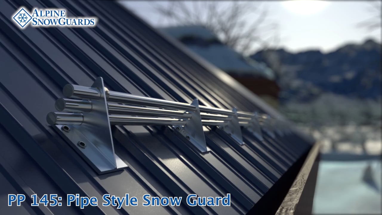 Snow Guard Install PP145 Pipe Style on Vimeo