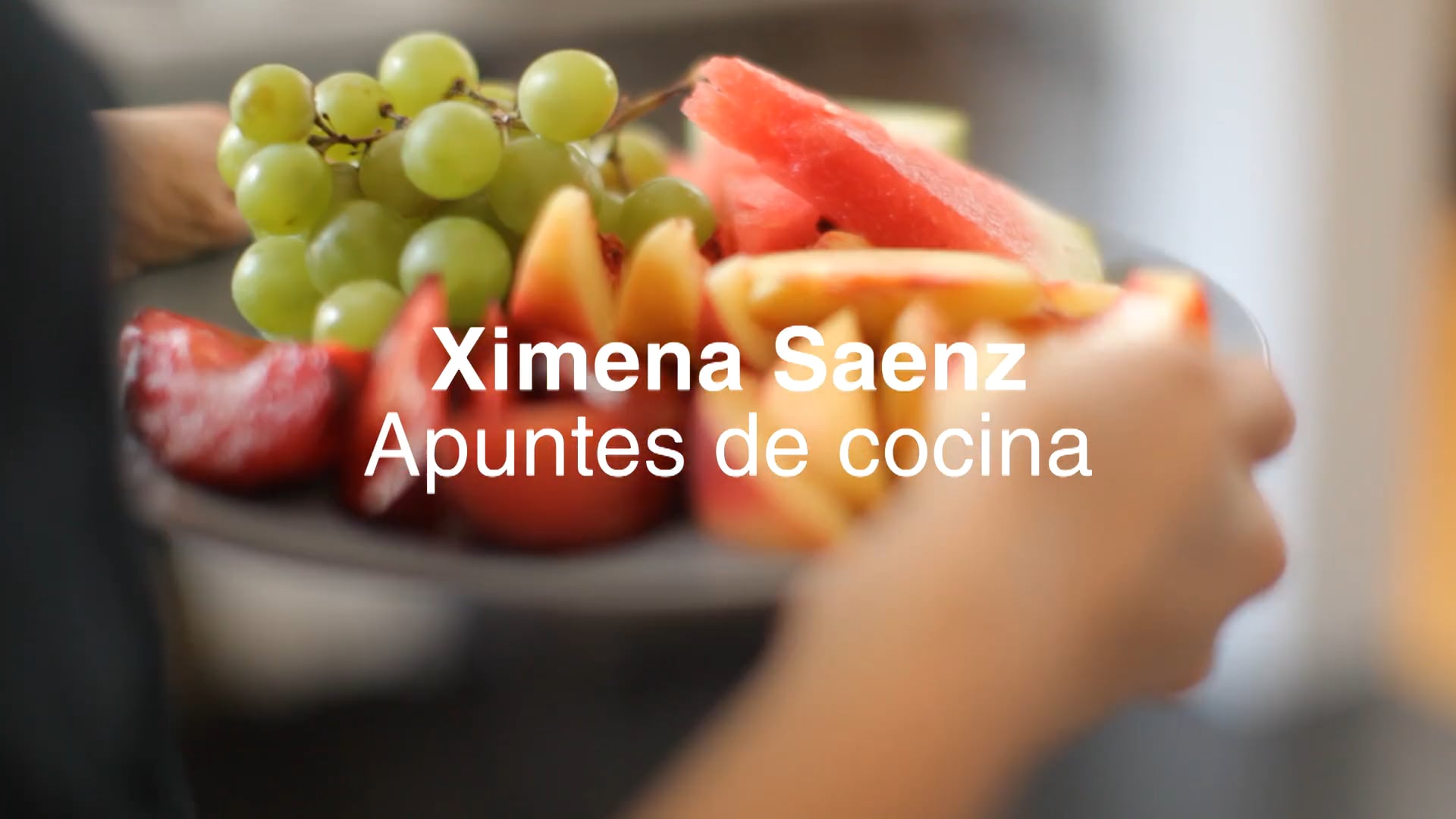 Book trailer : Ximena Sáenz, apuntes de cocina.