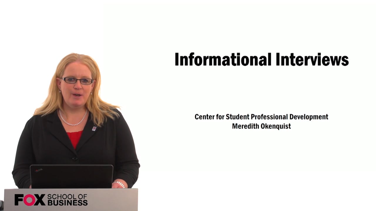 Informational Interviews (CSPD)