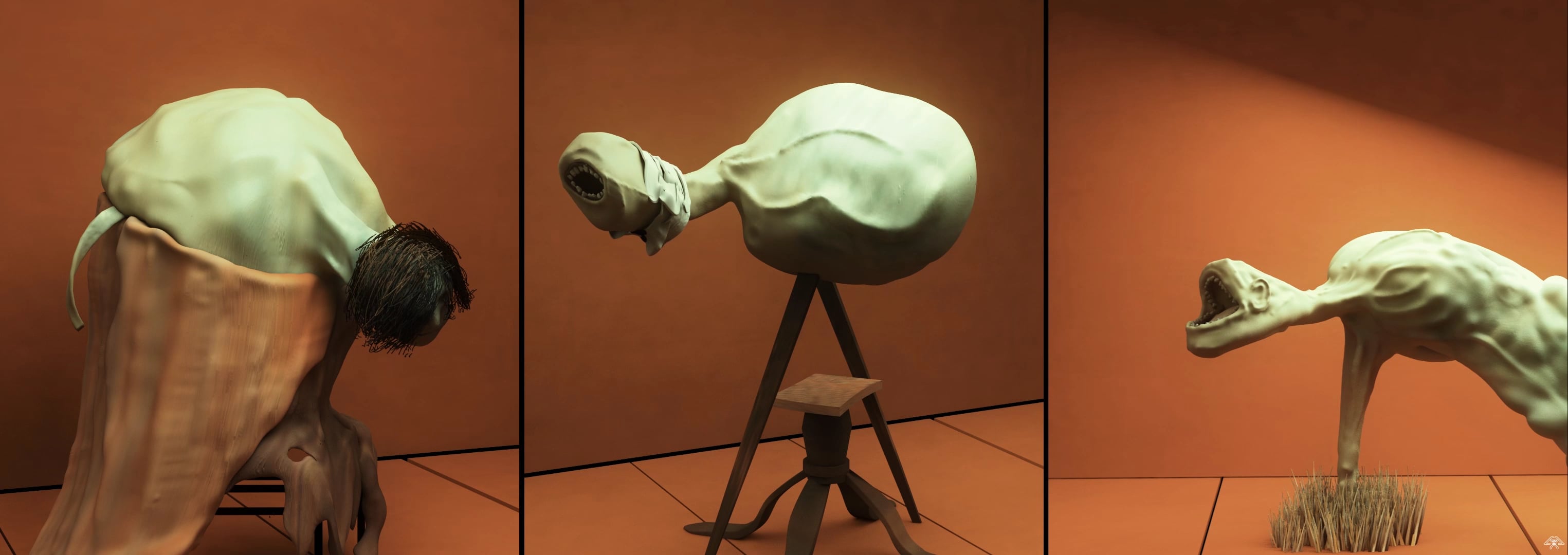 Oculus Medium Three Studies for Figures at the Base of a Crucifixion on Vimeo