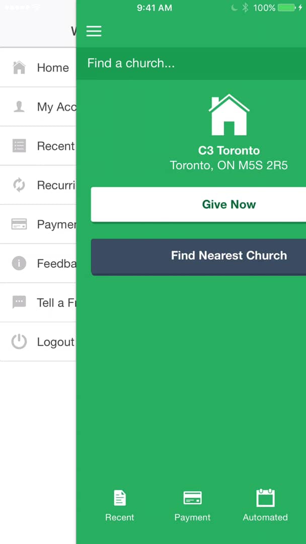 How to Add or Remove a Payment Method with Tithe.ly! on Vimeo