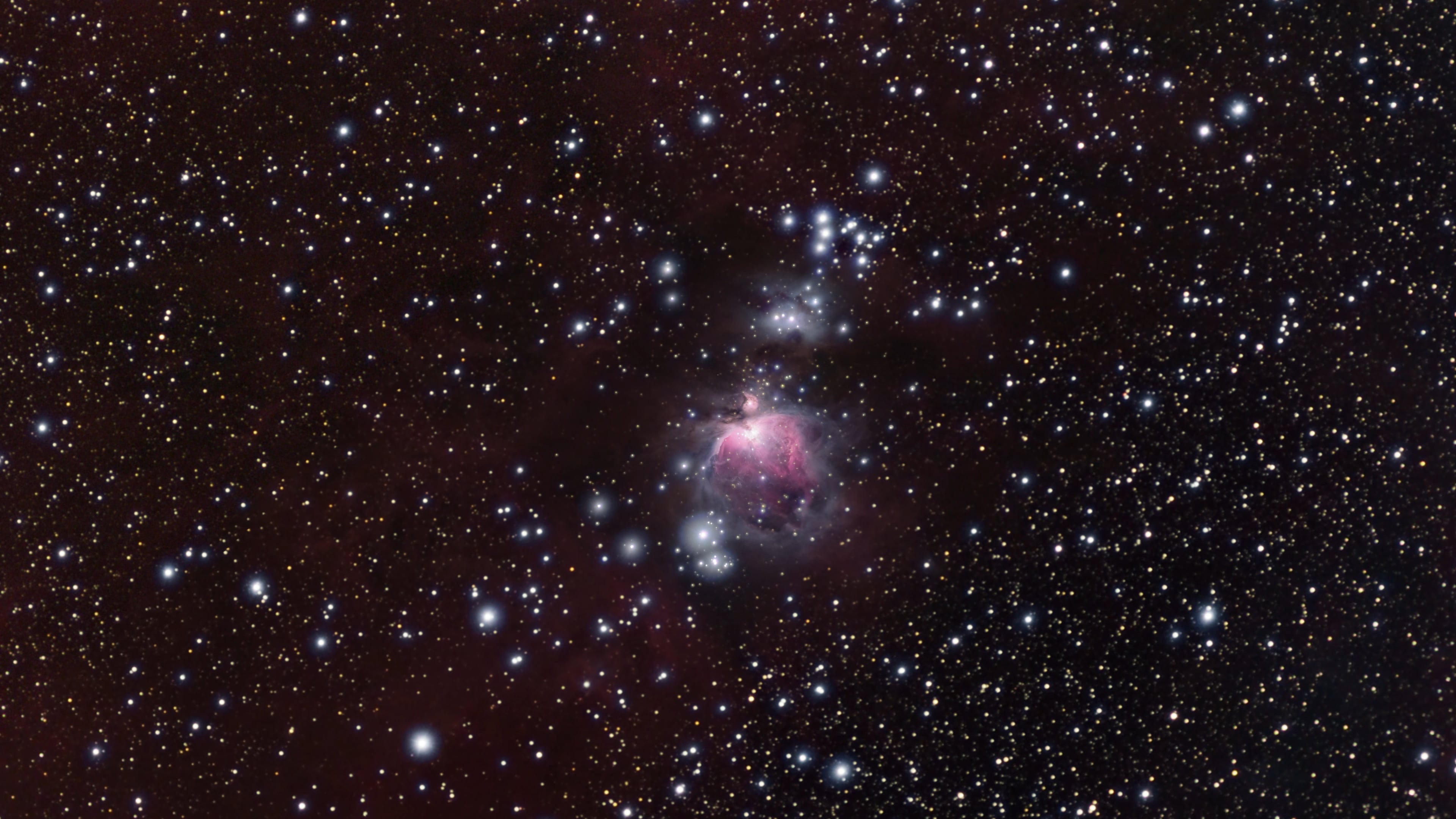 Zoom-in on the Orion Nebula