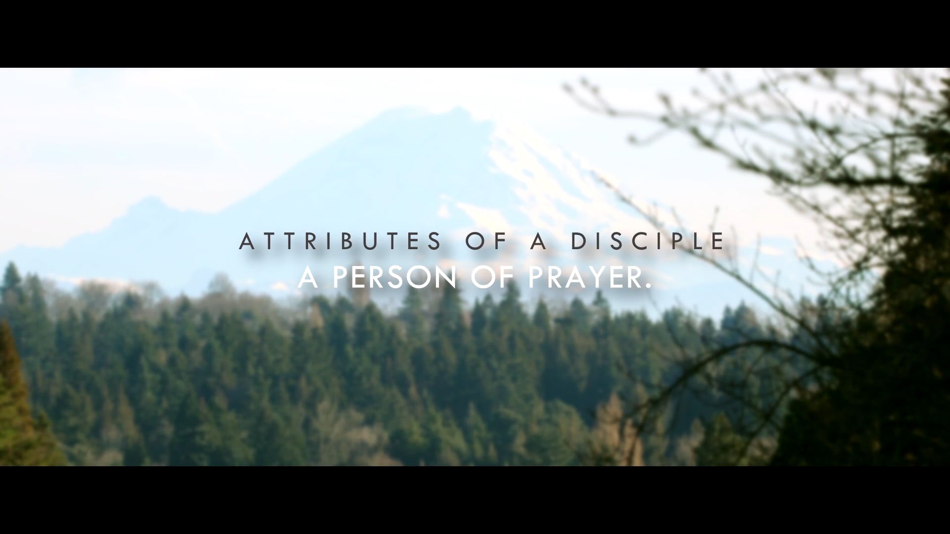 Attributes of a Disciple Part 3 - A person of prayer.