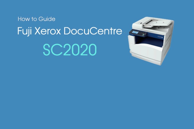 How To Clear A Document Feeder Paper Jam From Fuji Xerox Docucentre Sc2020 S2520 Printer 2980