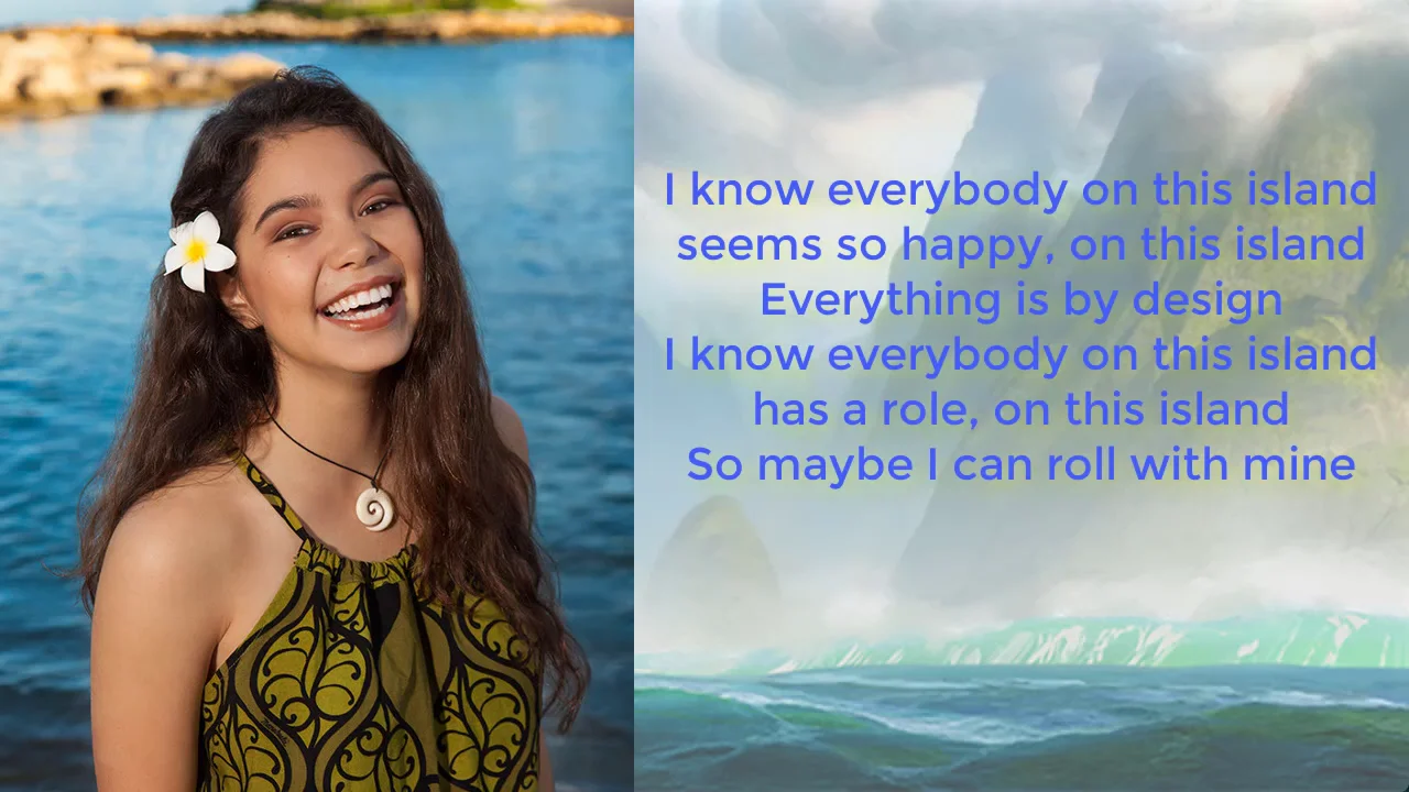 Auli i Cravalho How far I ll go lyrics MOANA on Vimeo