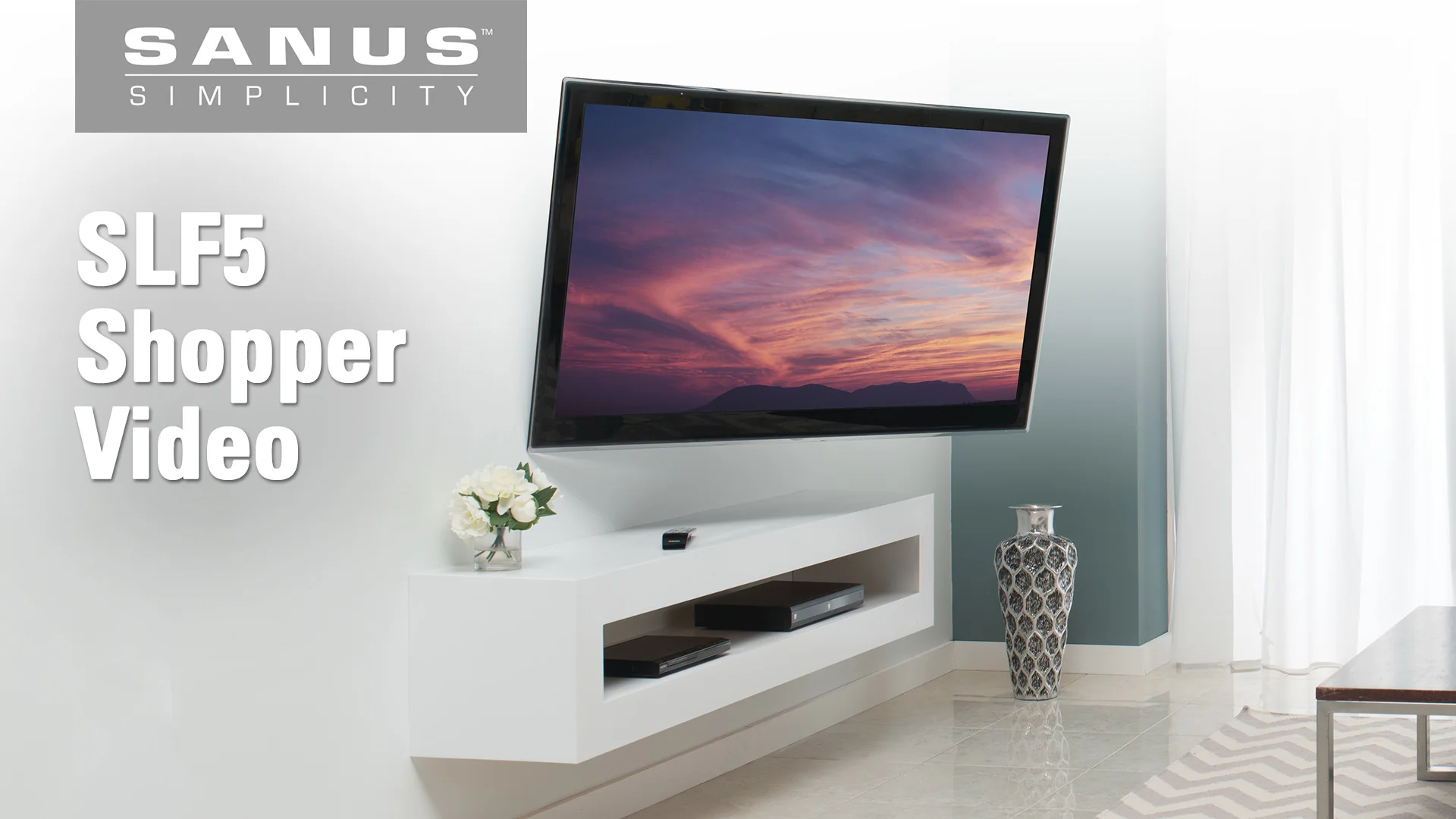 SANUS Simplicity SLF5 | Full-Motion Wall Mounts | TV Mounts and