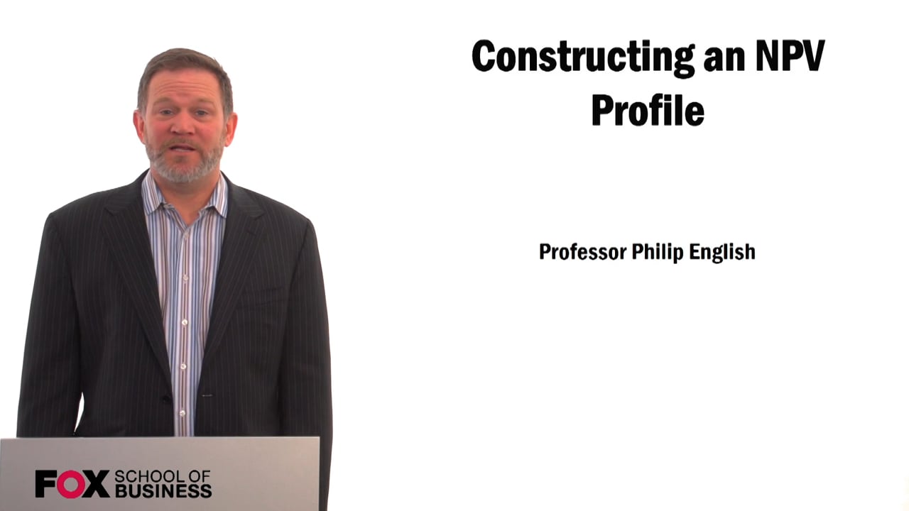 Constructing an NPV Profile