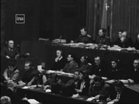 Procès de Nuremberg : Audience du 25 janvier 1946 - 3e partie / Maurice Lampe / Actualités françaises, 1946
