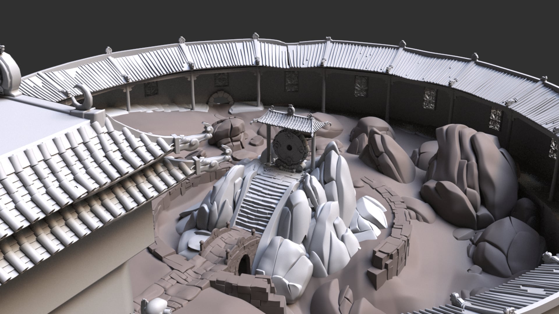 Dialroom Model Turn with shading
