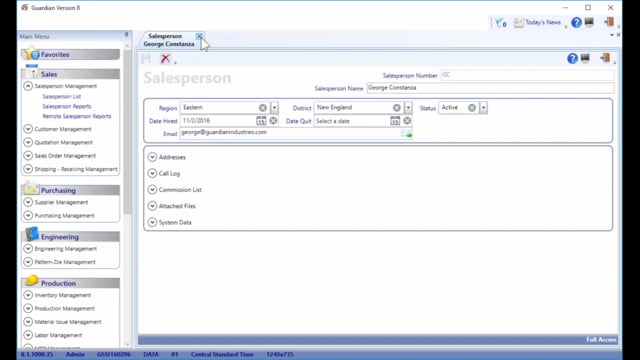 Salesperson Management