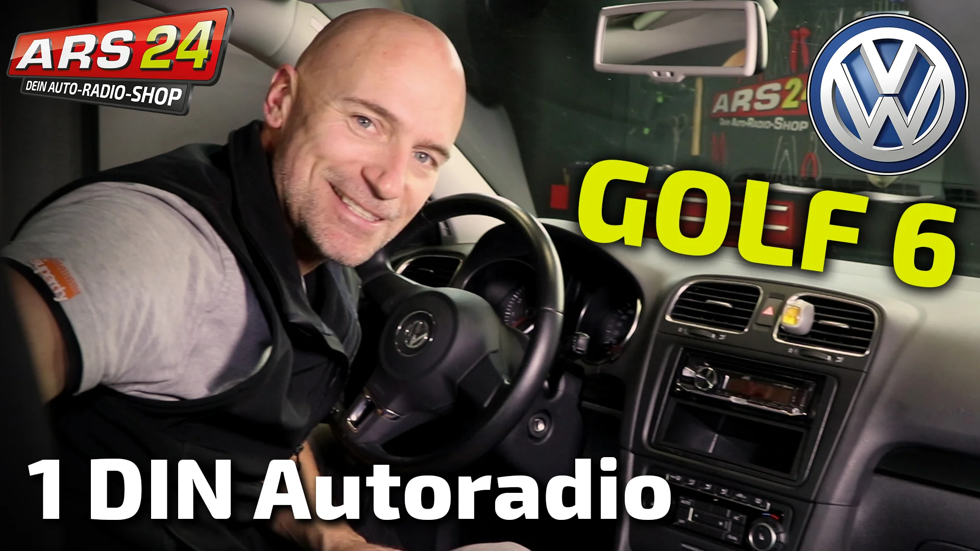 1-DIN Autoradio im VW Golf 6 einbauen, TUTORIAL