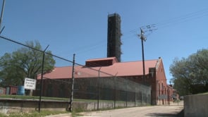 Old Water Smoke Stack Under Repair