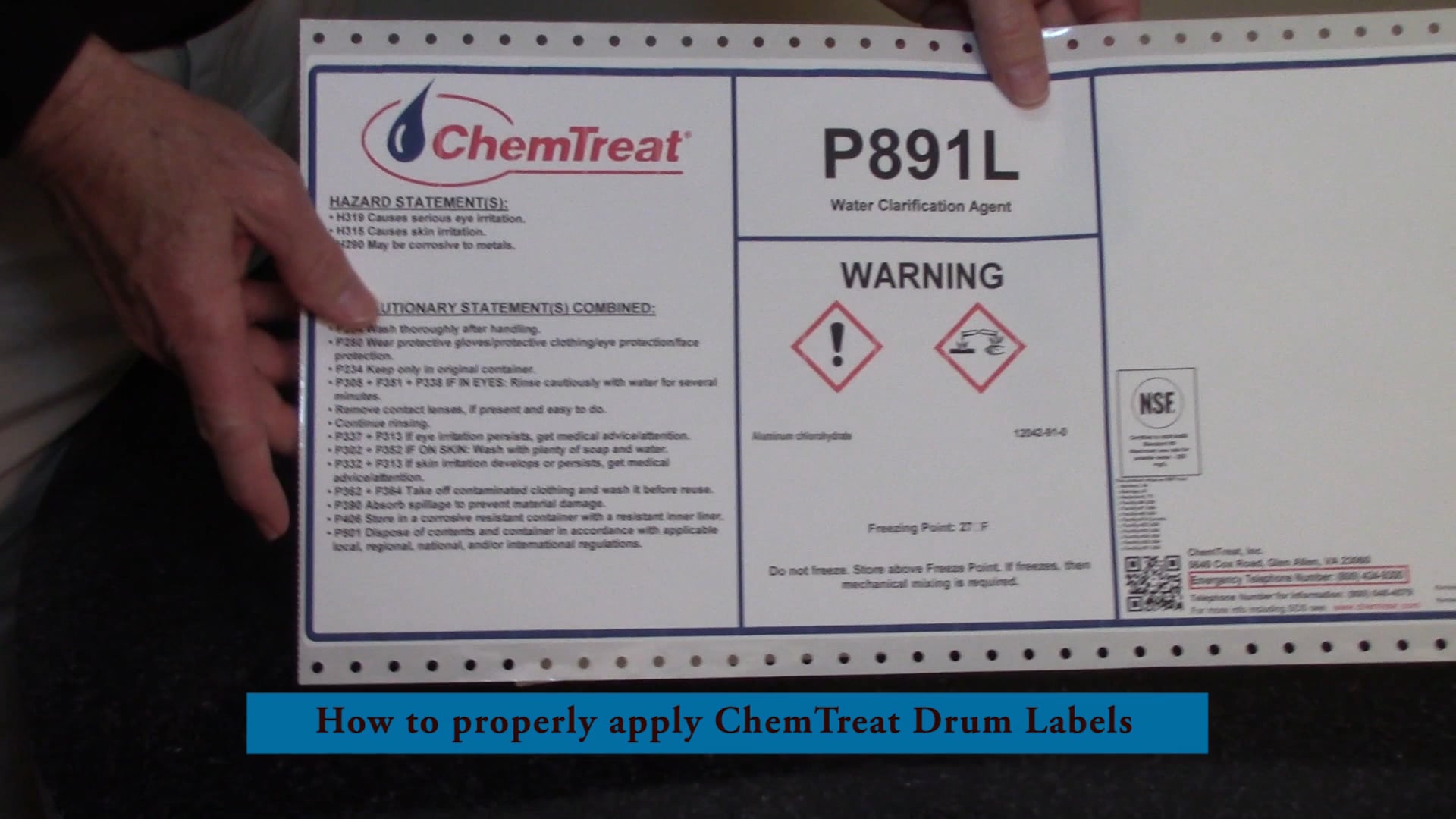 ChemTreat Label Application on Vimeo