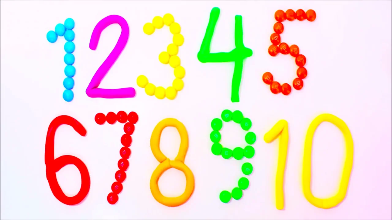 Play doh numbers 1 cheap to 100