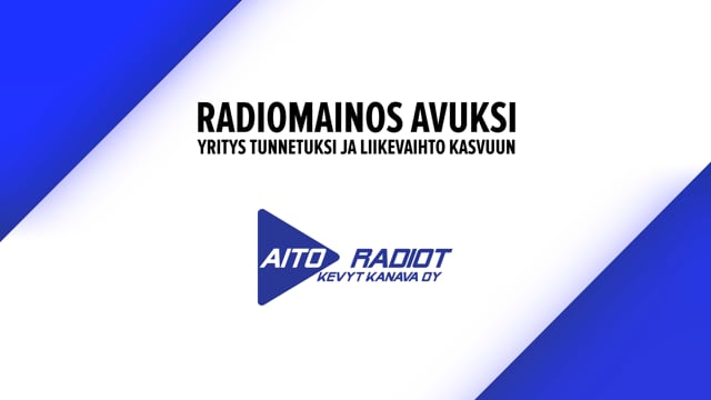 Radiomainos avuksi - Yritys tunnetuksi ja liikevaihto kasvuun