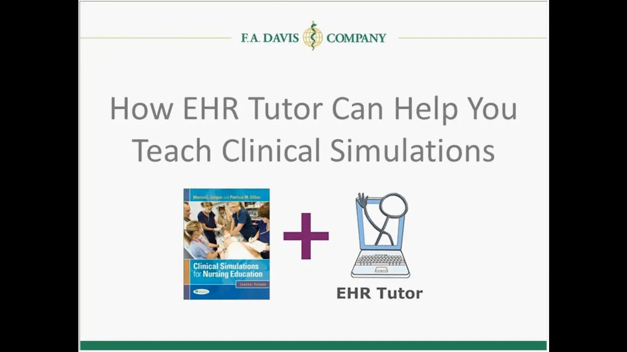 Learn More About EHR Tutor Clinical Simulations 3/29/17 on Vimeo