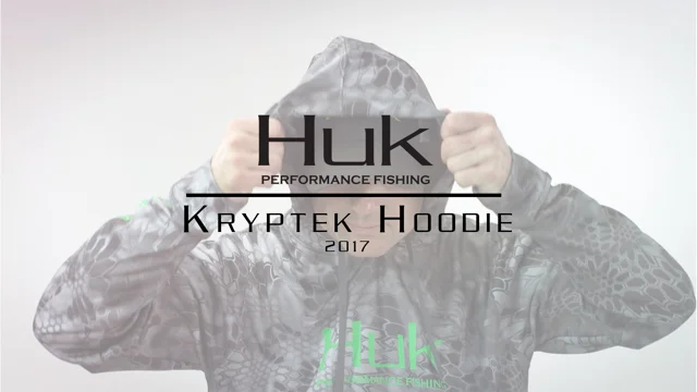 Huk Full Kryptek Performance Hoodie - Typhon Yellow