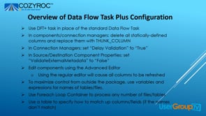 Dynamic Data Flows in SSIS without Programming