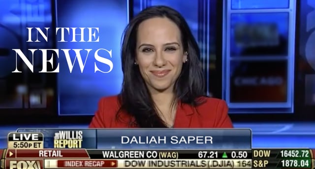 Daliah Saper is regularly interviewed on national tv, radio, and in several publications including: Fox News, CNBC, ABC News, The Chicago Tribune, WGN Radio, NPR, and a slew of smaller websites. - See more at: http://saperlaw.com/blog/attorneys/
