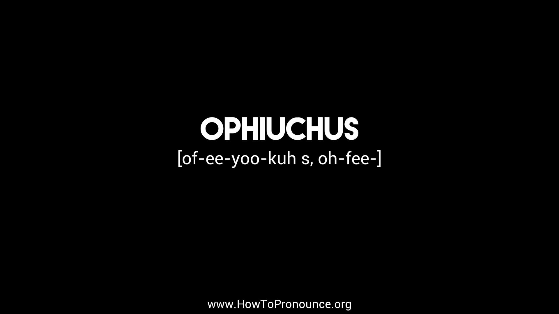 how-to-pronounce-ophiuchus-on-vimeo