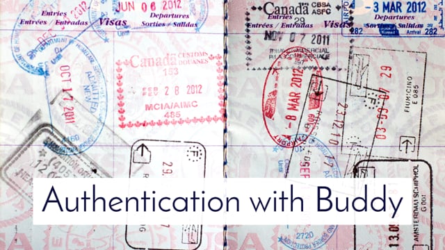 28. Authentication with Buddy