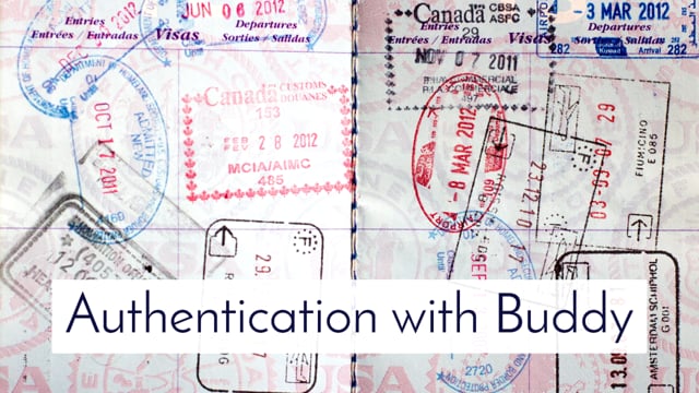 28. Authentication with Buddy