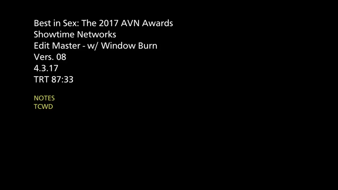 AVN 2017 - Best In Sex: The 2017 AVN Awards | Showtime Domestic w/ Viz Code