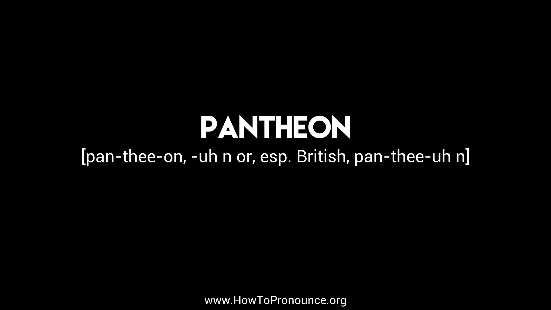 how-to-pronounce-pantheon-on-vimeo