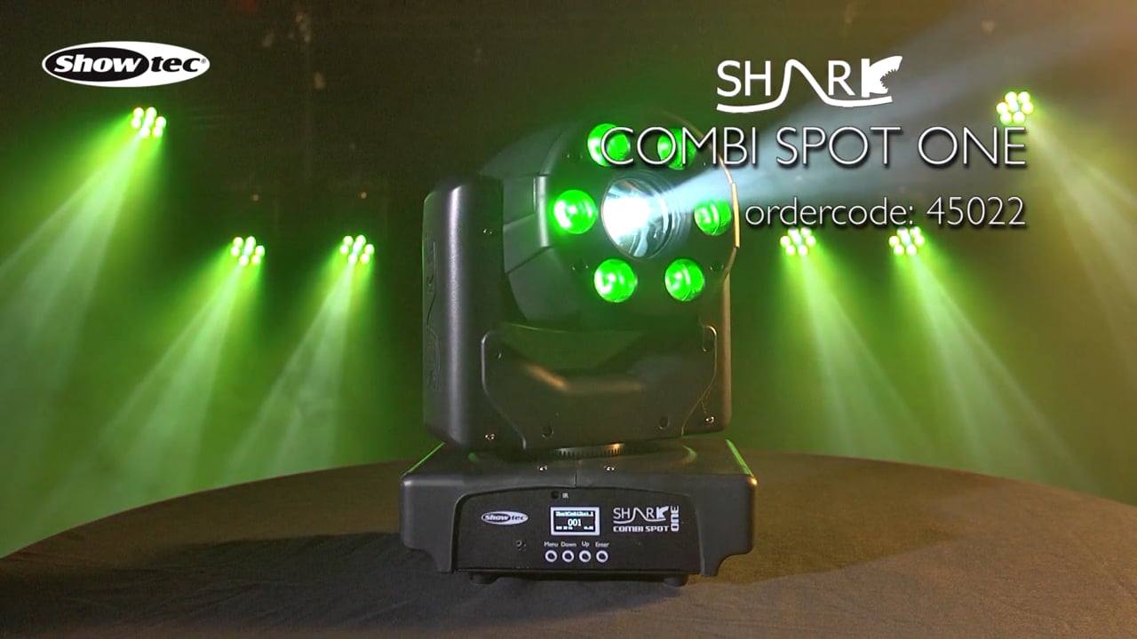 Showtec Shark Combi Spot One. Productcode: 45022.