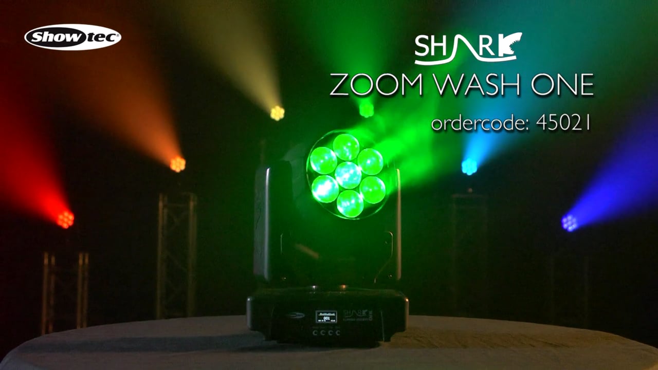 Showtec Shark Zoom Wash One. Productcode: 45021.