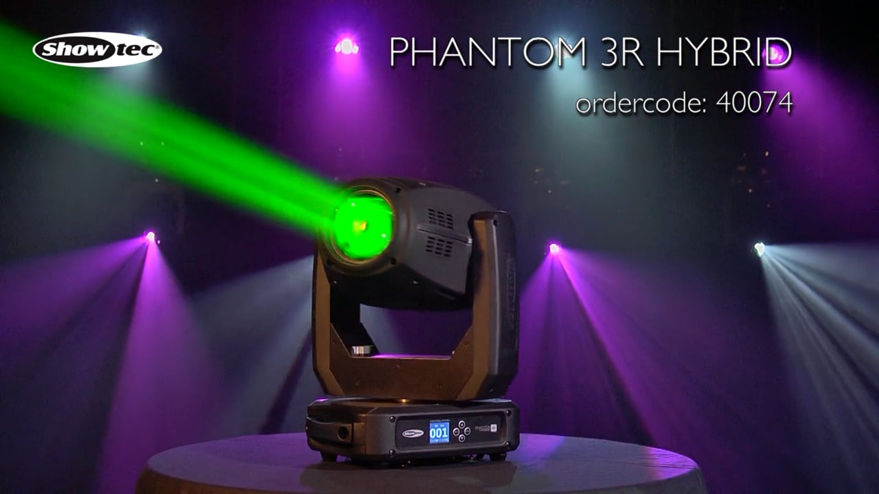 Showtec Phantom 3R Hybrid. Productcode: 40074.