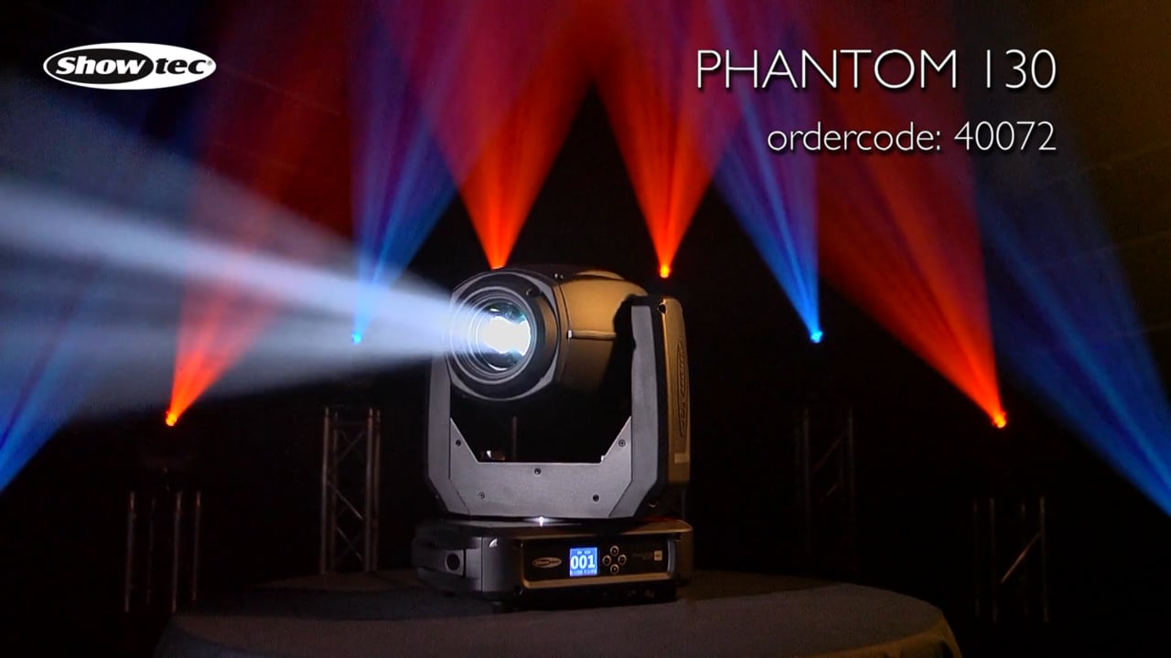 Showtec Phantom 130 Spot. Productcode: 40072.