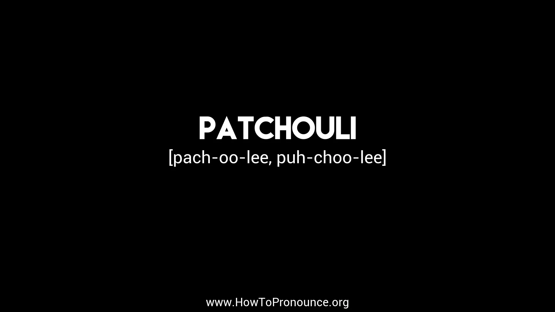 how-to-pronounce-patchouli-on-vimeo