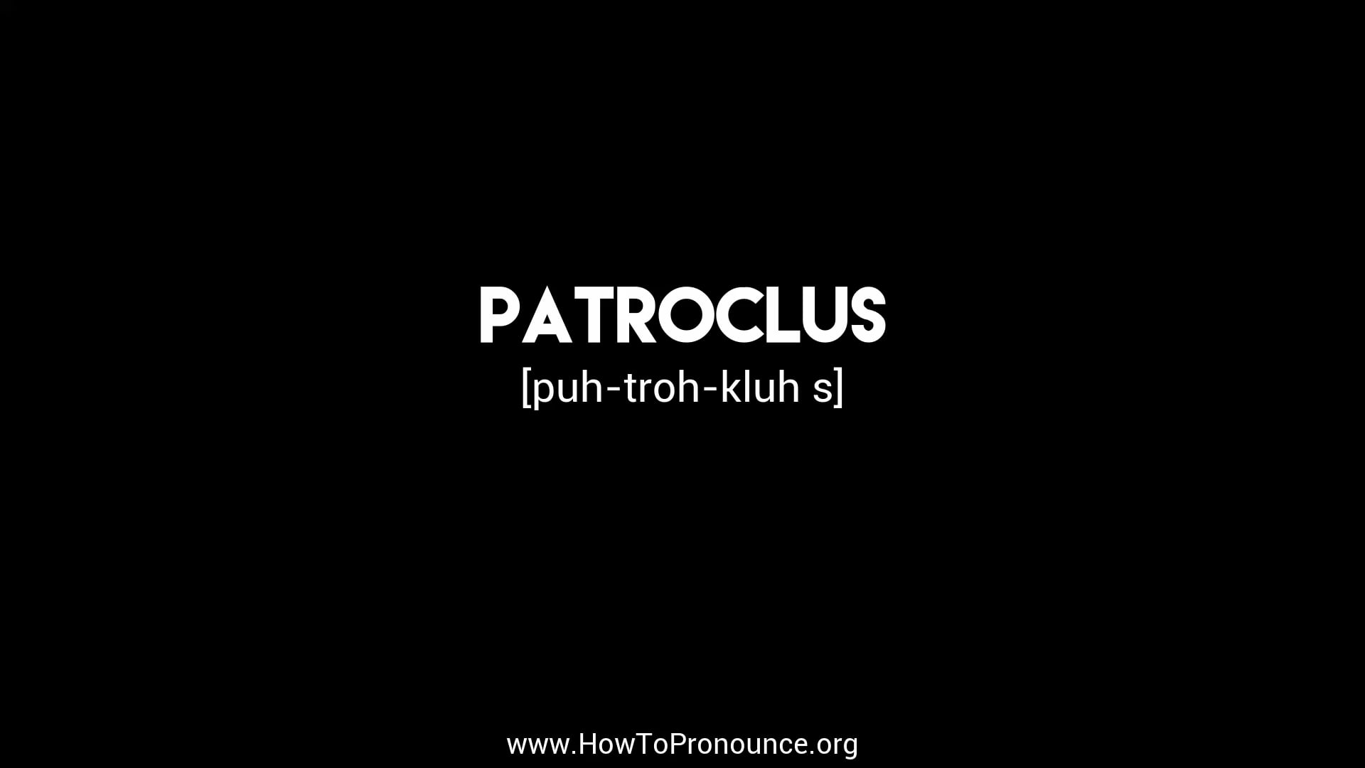 how-to-pronounce-patroclus-on-vimeo