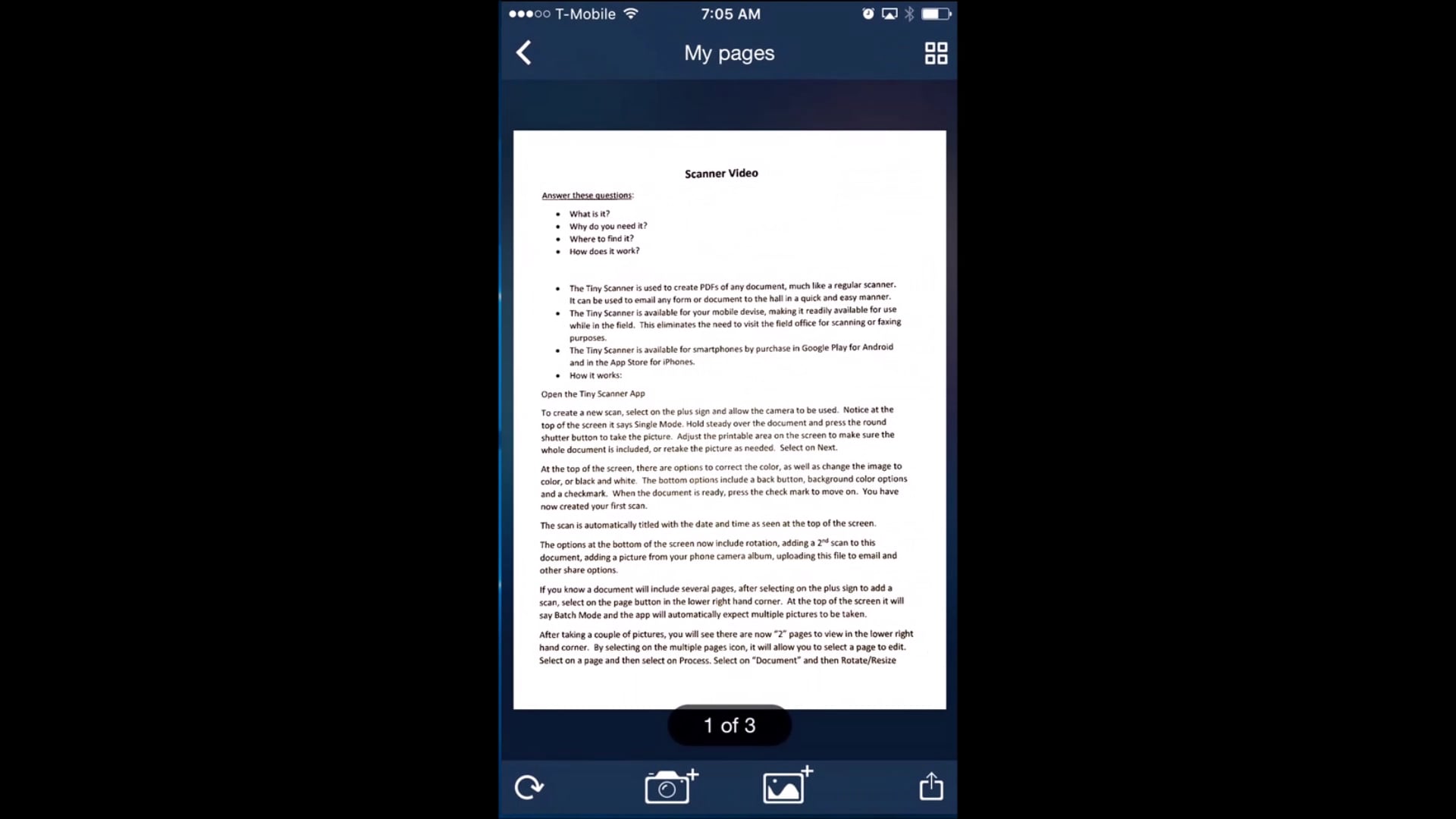 Steward Form Instructions - Tiny Scanner on Vimeo