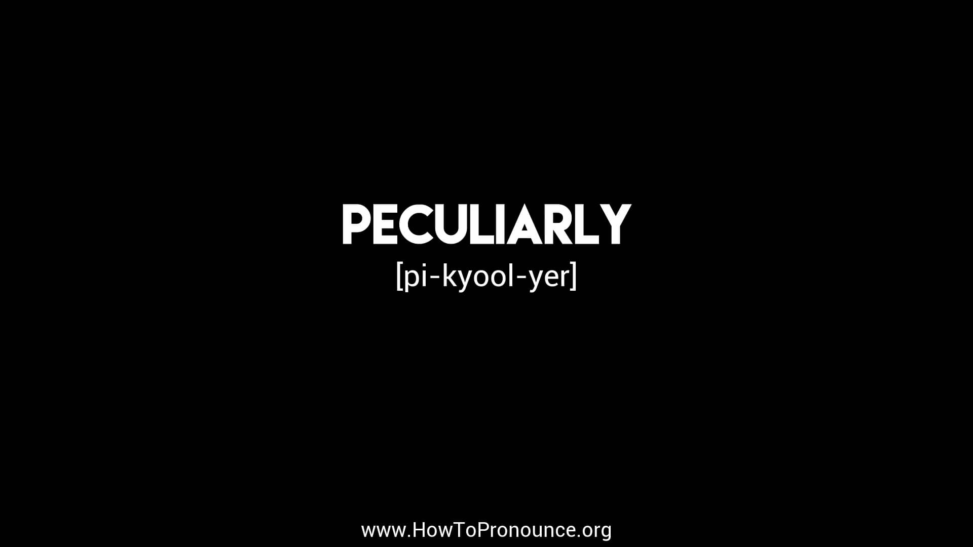 how-to-pronounce-peculiarly-on-vimeo