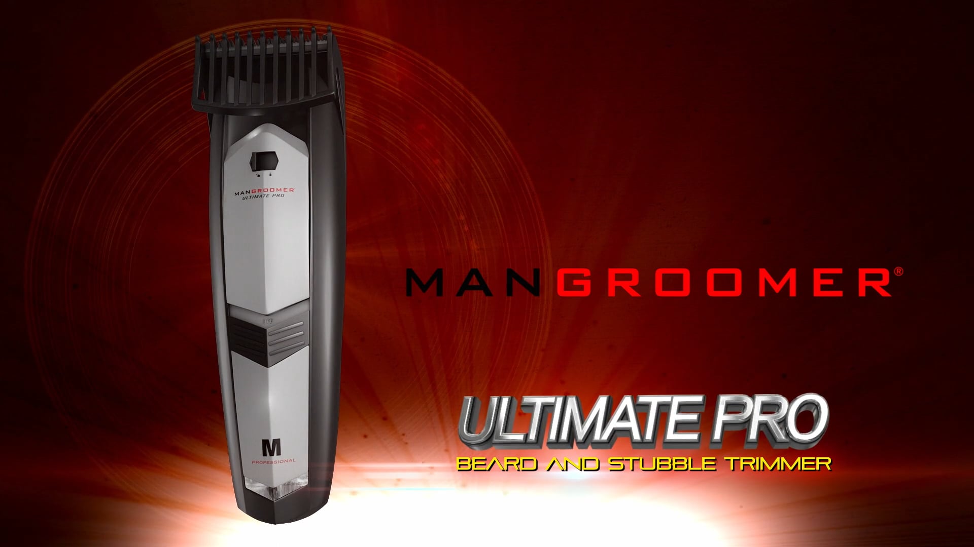MANGROOMER® ULTIMATE PRO Beard and Stubble Trimmer on Vimeo