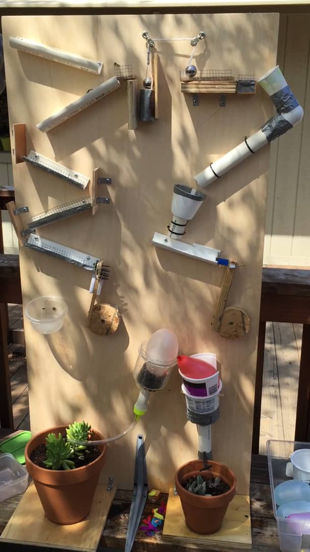 Plant Watering Rube Goldberg Machine on Vimeo